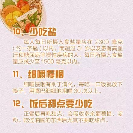 人人|20条健康吃饭的黄金标准，您达标了吗？