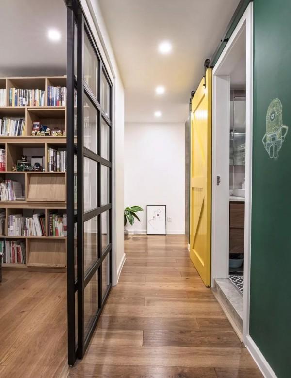 设计|闺蜜的80平北欧风小户型二居室，喜欢这个小吧台和榻榻米