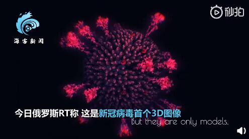 新冠病毒究竟长什么样?首个3d图像曝光!