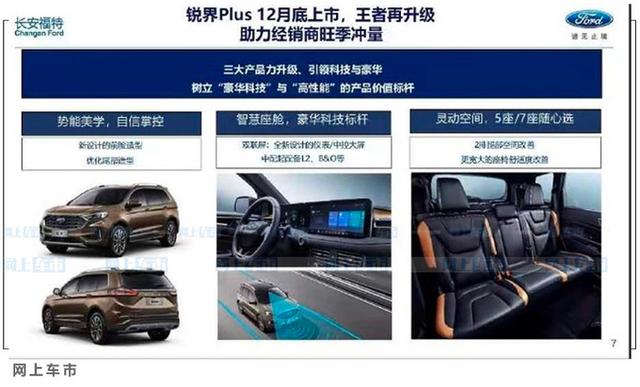 2021款福特锐界配置泄露！取消2.7T，内饰换“连屏”，5天后上市