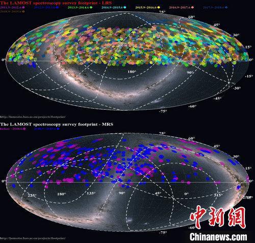 中国新闻网■中国LAMOST发布最新巡天数据集 光谱总数达1448万条