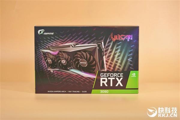 配备可翻转LCD屏 七彩虹iGame RTX 3090 Vulcan OC显卡图赏