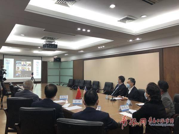 [青岛日报]青岛市贸促会与美国美中创新创业联盟视频签署合作协议