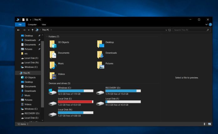 『太平洋电脑网』最近更新后的Win10的文件资源管理器仍然存在Bug