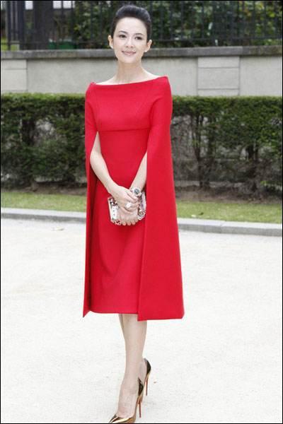 风驰|章子怡造型你给打几分?多年前穿“柠檬裙”走国际红毯,出尽风头