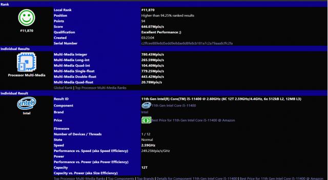 英特尔酷睿i9-11900K基准测试曝光 欲夺回游戏处理器王座