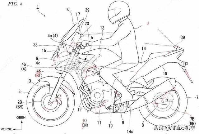 本田的黑科技又来了 摩托车自动驾驶专利被曝光