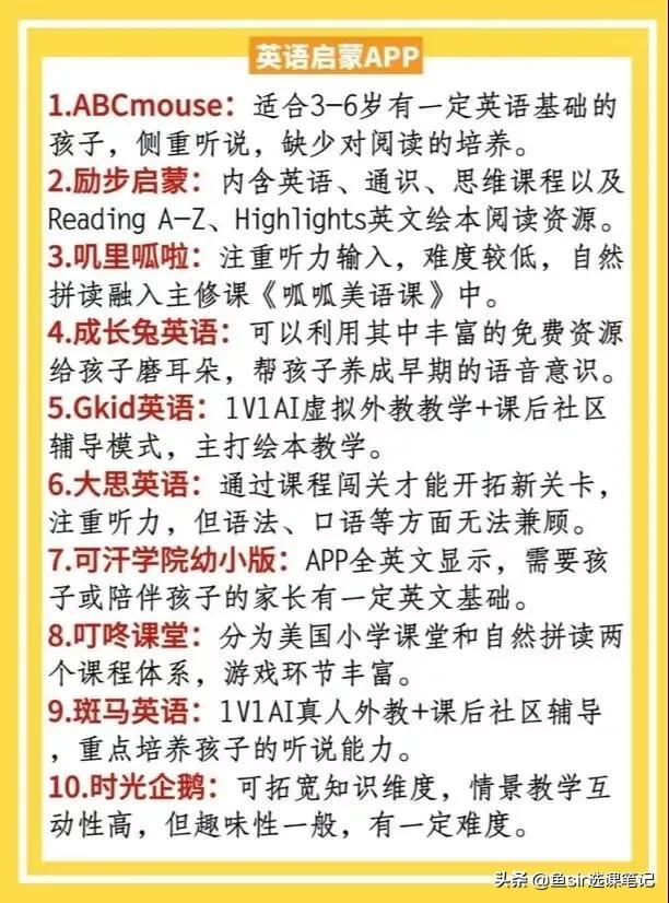 超级宝妈▲大盘点:60家线上英语机构测评一句话概括,你家孩子报过哪家?
