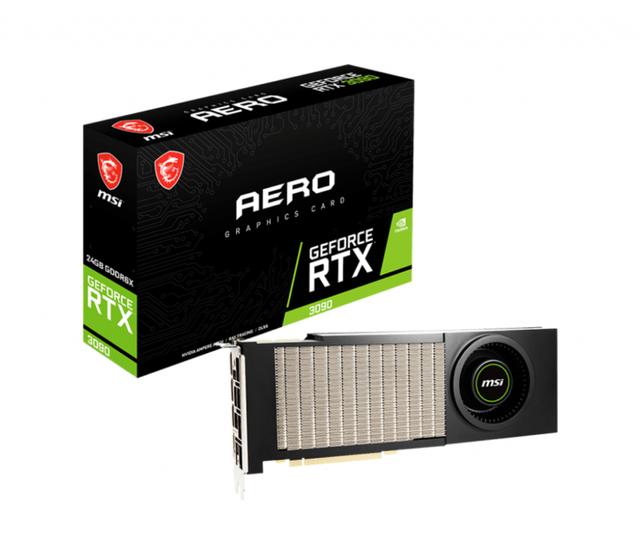 梦回GTX 480：微星为RTX 3090 AERO显卡采用复古双槽涡扇散热器