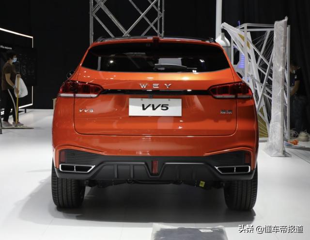 新车丨车展中的一抹亮色，新款WEY VV5元气橙版发布