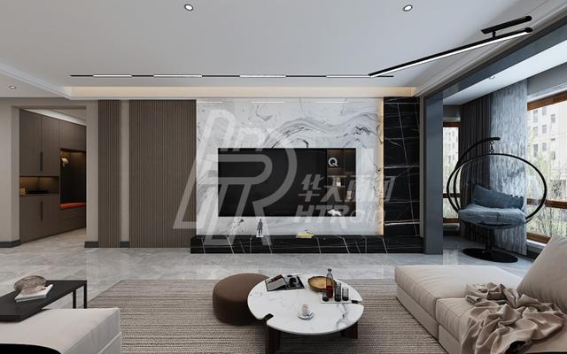 110平米、现代风，全屋温馨自在，还有一种摩登的美感