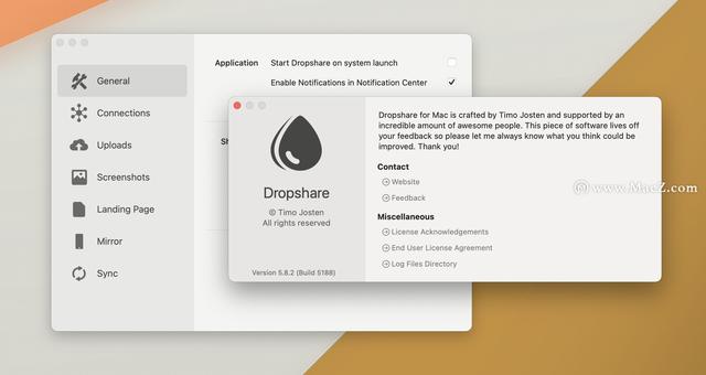 Dropshare 5 for mac(网络文件共享工具)