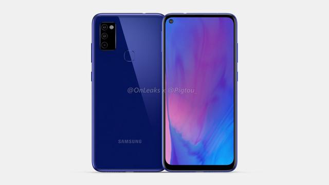 环球网▲三星Galaxy M51渲染图曝光：搭载4000mAh电池 配备后置三摄
