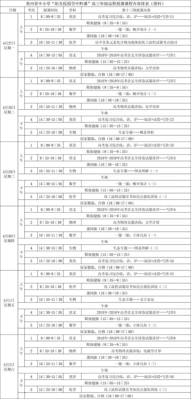 「你的育儿经」“空中黔课”下周上什么？最新的课程安排来了，速查收！