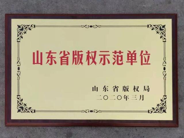 青岛科技创新园这家企业荣获“山东省版权示范单位”称号