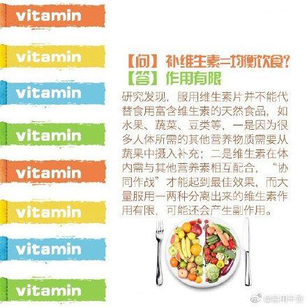 维生素|如何摄取足够的维生素？