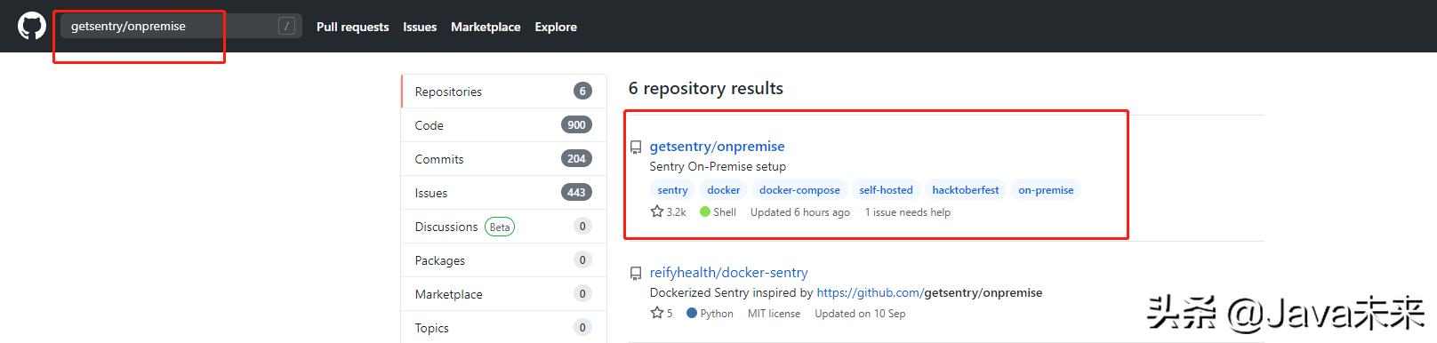 搭建私有Sentry日志收集系统并集成到springboot