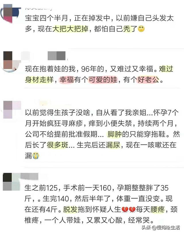 超级宝妈@4岁娃见妈妈生产疤痕吓哭!当妈后身体变化多大?妈妈们现身说法