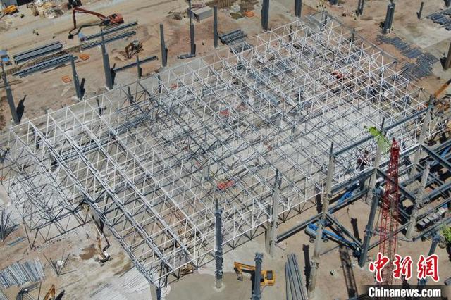 【环球网】特斯拉上海超级工厂二期建设已初具规模