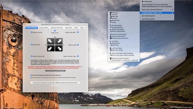 BetterSnapTool for Mac(窗口设置工具)