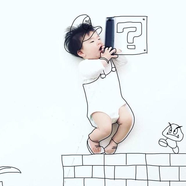 「超级宝妈」“神一般”的爸爸把儿子画进了宫崎骏的作品里，11万网友被暖心了