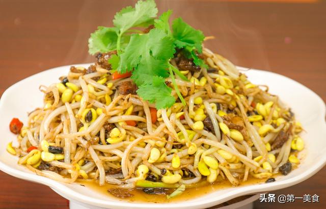 酒店畅销菜，鱼罐头配豆芽炒2分钟就成菜！超好吃