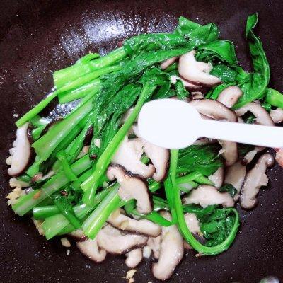 蚝油香菇菜心#李锦记旧庄蚝油鲜蚝鲜煮#