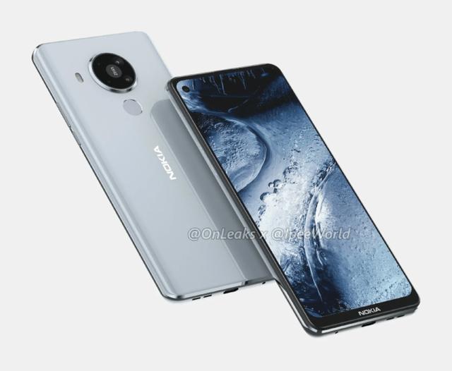 FCC曝光Nokia 5.4设计 采用打孔屏+后置四摄方案