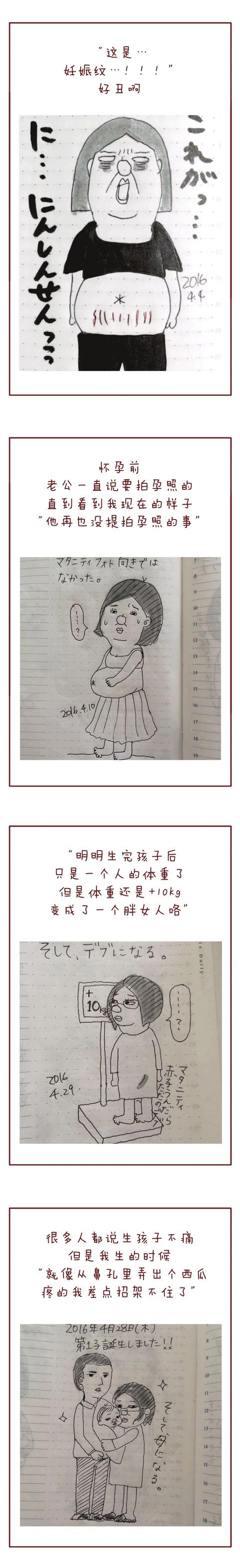 女人怀孕到底要经历些什么，看完这篇漫画内心一酸