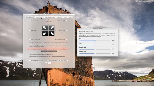 BetterSnapTool for Mac(窗口设置工具)