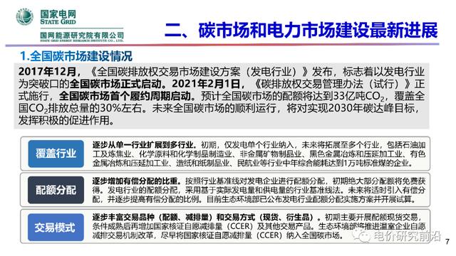 能源|碳中和愿景下全国电力市场与碳市场建设问题