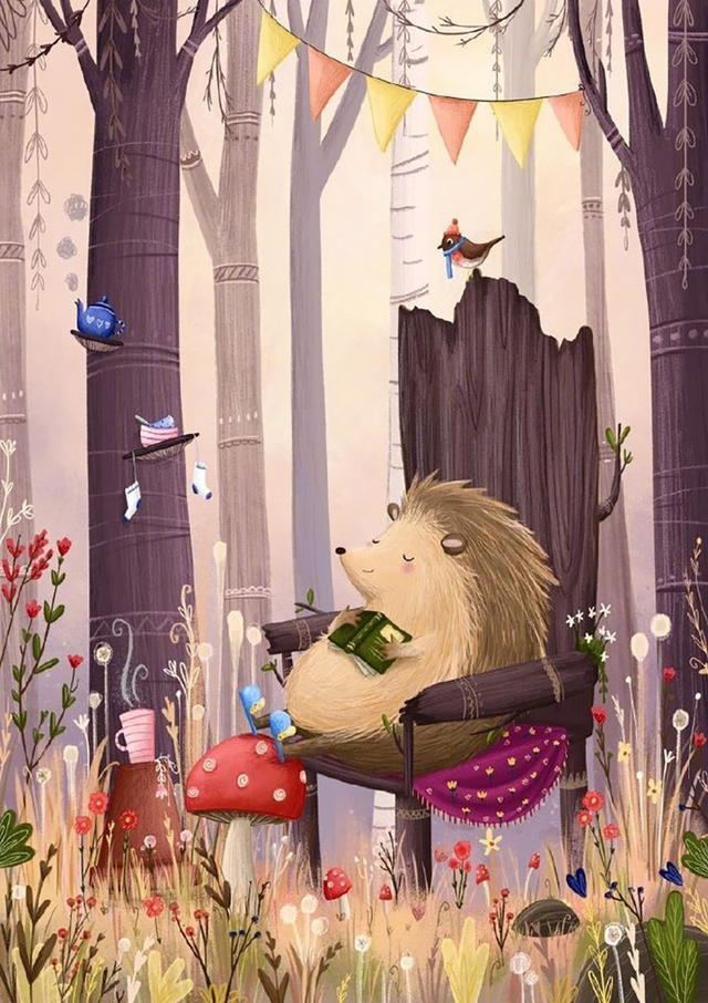 「超级宝妈」以孩子视角思考的插画师,创作出色彩斑斓的卡通形象,充满想象力