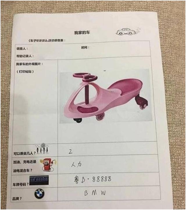 「超级宝妈」幼儿园布置家用车调查作业，聪明妈妈想出巧办法，众人都说好
