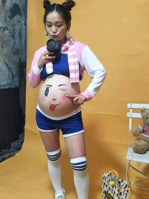 「超级宝妈」腆肚孕妇也是一道风景,腆着大肚子仍然风姿绰约!