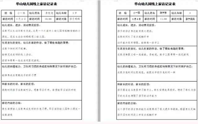 #超级宝妈#济南市历城区机关幼儿园幼教集团华山园开展线上家访活动