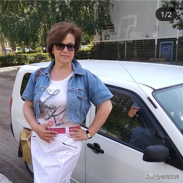 第五大道胖妈不敢穿白色？来借鉴这位俄罗斯博主的穿搭，其实方法就这几个