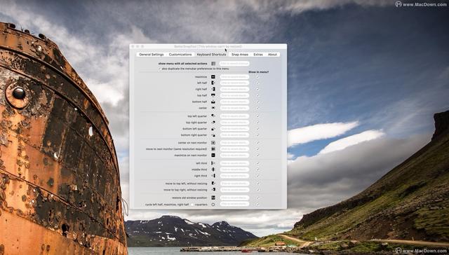 BetterSnapTool for Mac(窗口设置工具)