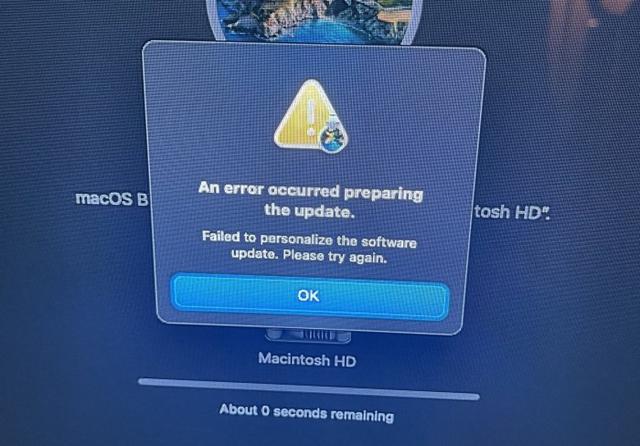 苹果发布M1 Mac macOS重新安装报错问题修复指导