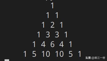 杨辉三角：介绍和python高级别可视化实现和探讨