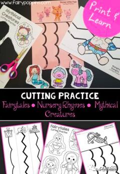 你的育儿经@免费下载 | 20美金的TPT幼儿剪纸Cutting Practice Bundle 6册