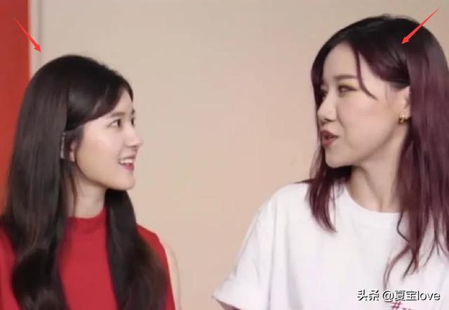 我最闪亮亮|都说赵露思的脸很圆,她和徐老师同框时,才知女星的头围有多优越