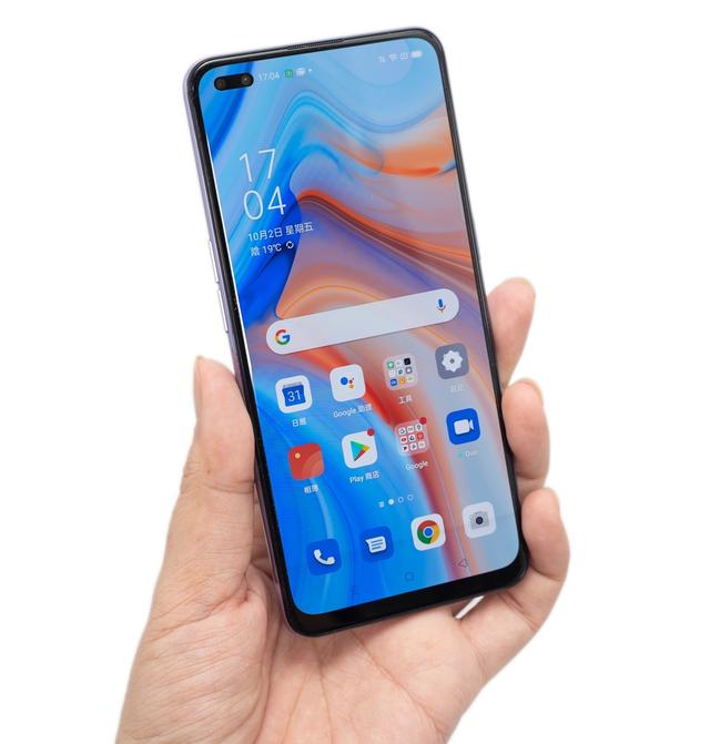 OPPO Reno4香芋紫的性能与电力续航测试、相机实拍分享