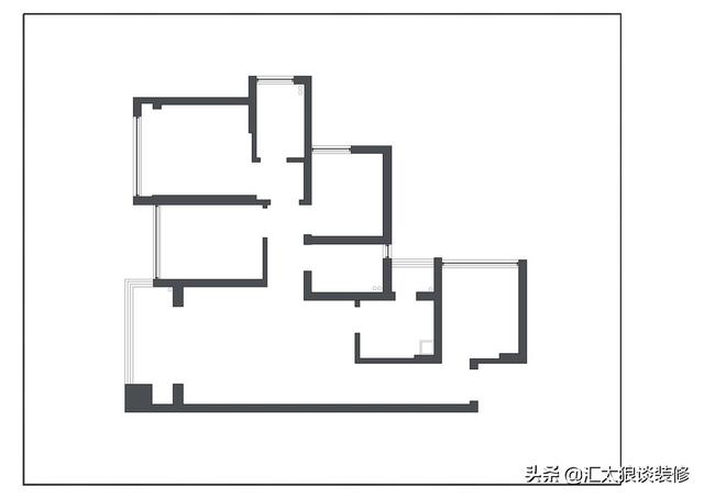 套内89㎡的四居室，装修完居然能这么宽敞明亮实用，真是赚大了