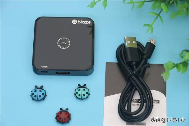 实测switch接电视的绝配-毕亚兹 HDMI二进一出切换器