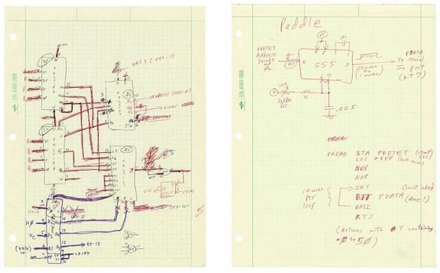 苹果联合创始人的手绘Apple II电路原理图拍出63万美元高价