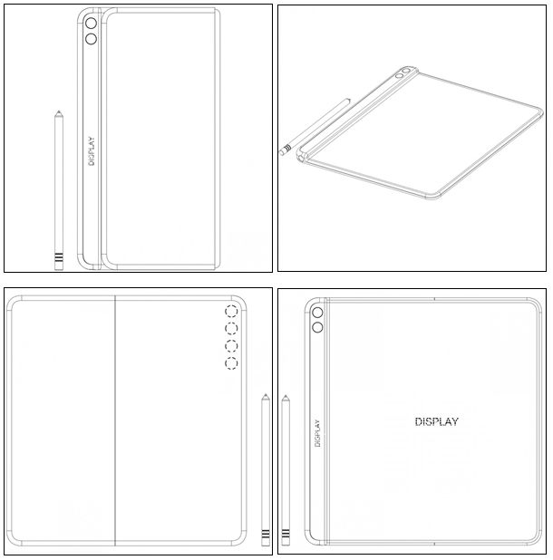 「太平洋电脑网」华为Mate X2渲染图曝光：前后6摄+手写笔？