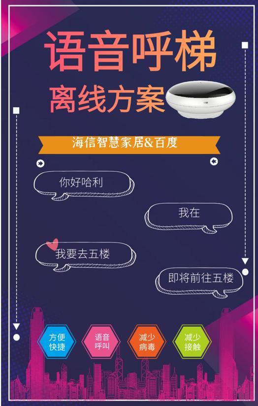 环球网■海信推出无接触乘电梯方案 实现最快0.3秒响应