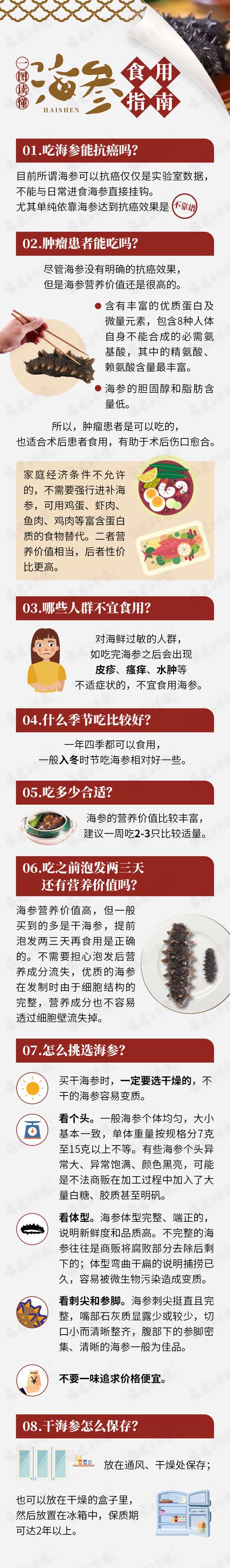 海参大补抗癌？吃海参，这些知识点你可能是空白