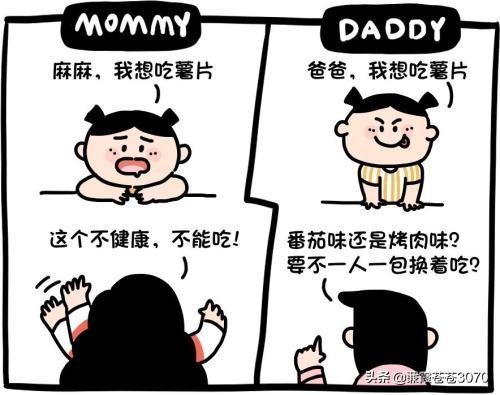 「超级宝妈」爸爸带娃VS妈妈带娃,有你家那一款吗?