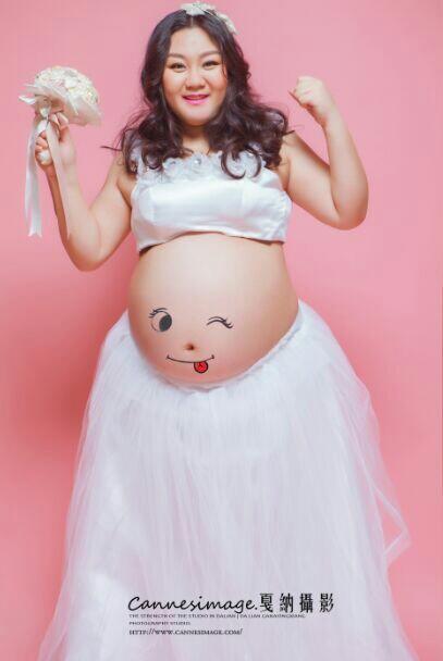【超级宝妈】250斤胖孕妈妈好胖呀！丰满圆润的大肚子！太大了！
